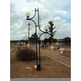 poste galvanizado para jardim preço Parque São Rafael