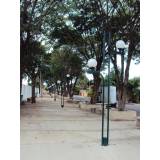 quanto custa poste cônico contínuo simples Praça da Arvore